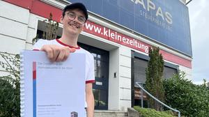 Sandro Pieber (18) holte sich mit seiner Vorwissenschaftlichen Arbeit den zweiten Platz beim Förderpreis Religion