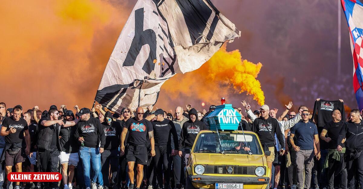 Neo-Nazi march by Hajduk fan club Torcida in Split: 23 suspects