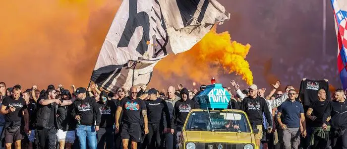 Neonazi-Aufmarsch von „Torcida“ in Split