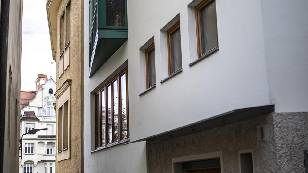 Maria-Lassnig-Atelier in der Klagenfurter Klostergasse beim Heiligengeistplatz