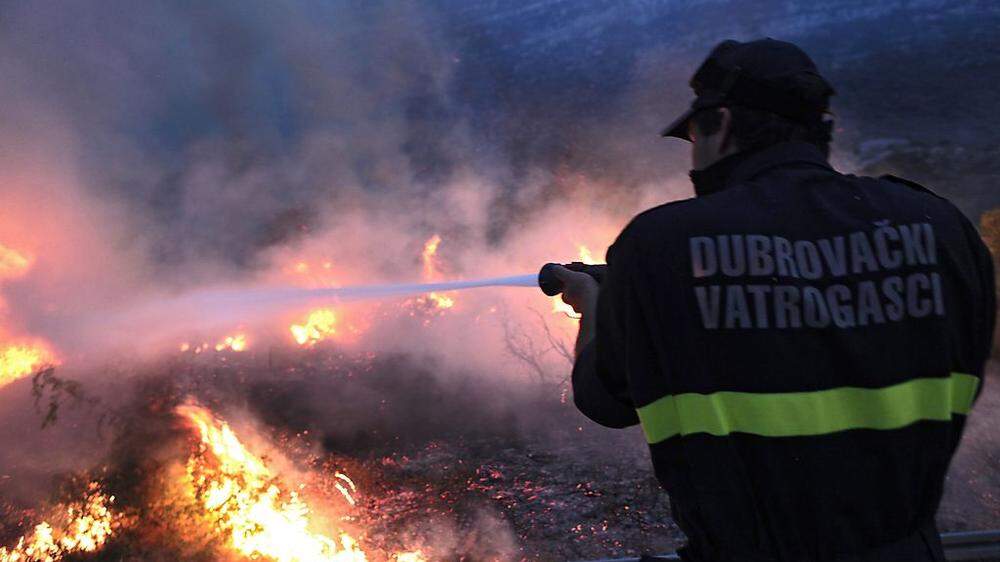 Großbrand in Kroatien