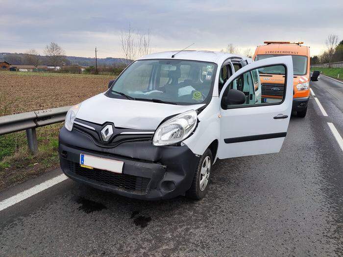 Eines der beiden am Unfall beteiligten Fahrzeuge