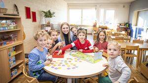 Der Kindergarten Völkendorf ist derzeit im Volkshaus angesiedelt