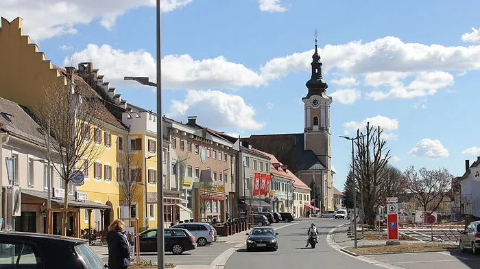 Der neu gestaltete Gnaser Hauptplatz wird am Sonntag eingeweiht