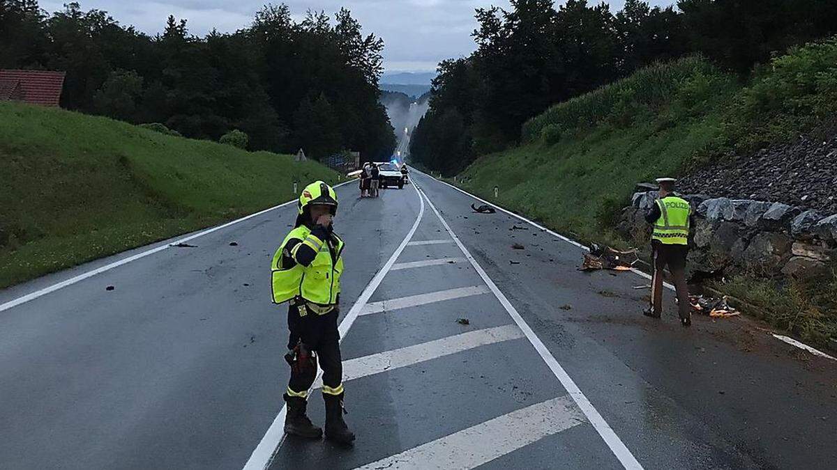 Die FF Rassach stand mit neun Mann im Einsatz