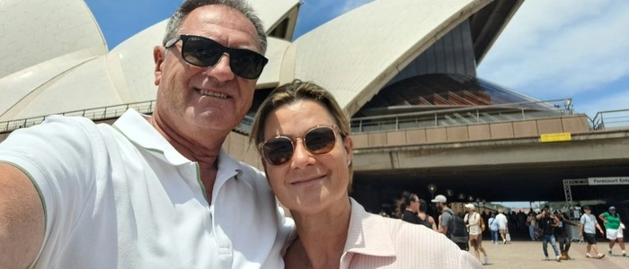 Monika und Trevor Weaver in Sydney 