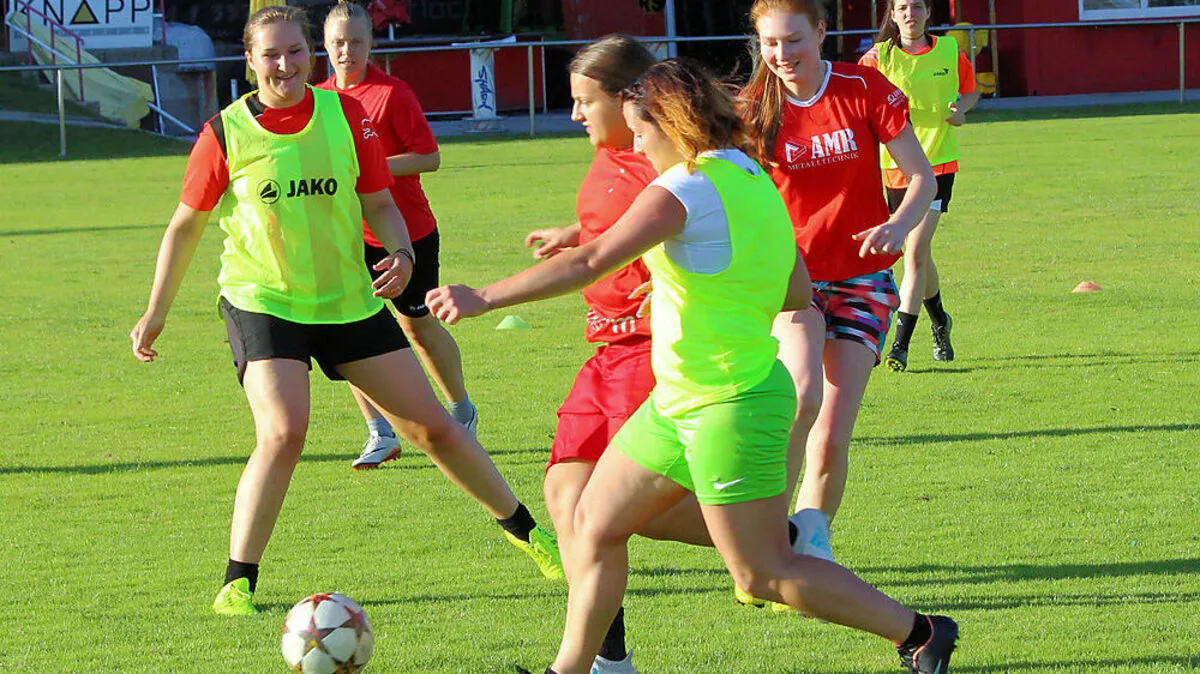 Beim Training in Maria Lankowitz wird ordentlich Gas gegeben