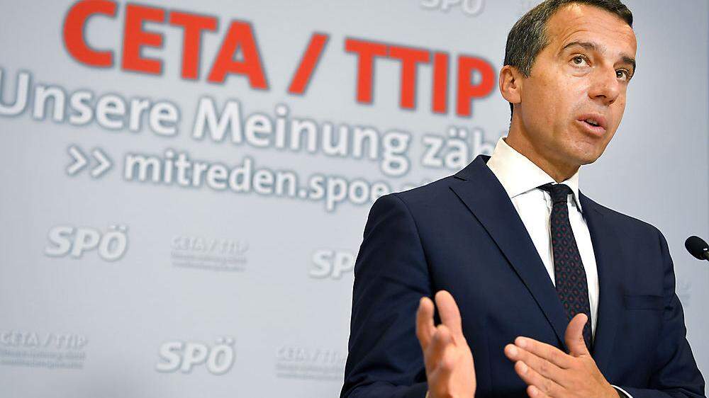 Bundeskanzler Kern will CETA nun breiter diskutieren