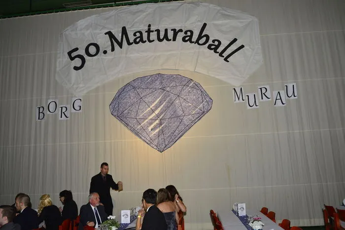 Es war der 50. Maturaball des Borg Murau, Motto des Abends: "50 Karat - Jetzt kommt der Feinschliff."