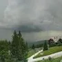 Dunkle Wolken über dem Großraum Graz an diesem Montagnachmittag