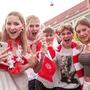 Die Fans feierten den Sieg über die Niederlande | Die Fans feierten den Sieg über die Niederlande