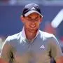 Mutua Madrid Open - Day One Dominic Thiem of Austria looks on during day one of the Mutua Madrid Open 2024 at Caja Magica on April 22, 2024, in Madrid, Spain. Madrid Caja Magica Madrid Spain RL_MMO24_123 Copyright: xRicardoxLarreinax