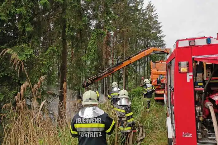 Eingesetzt waren die Freiwilligen Feuerwehren von Kraubath an der Mur, Feistritz bei Knittelfeld und St. Lorenzen bei Knittelfeld mit insgesamt fünf Fahrzeugen und 35 Mann sowie zwei Polizeibeamte.
