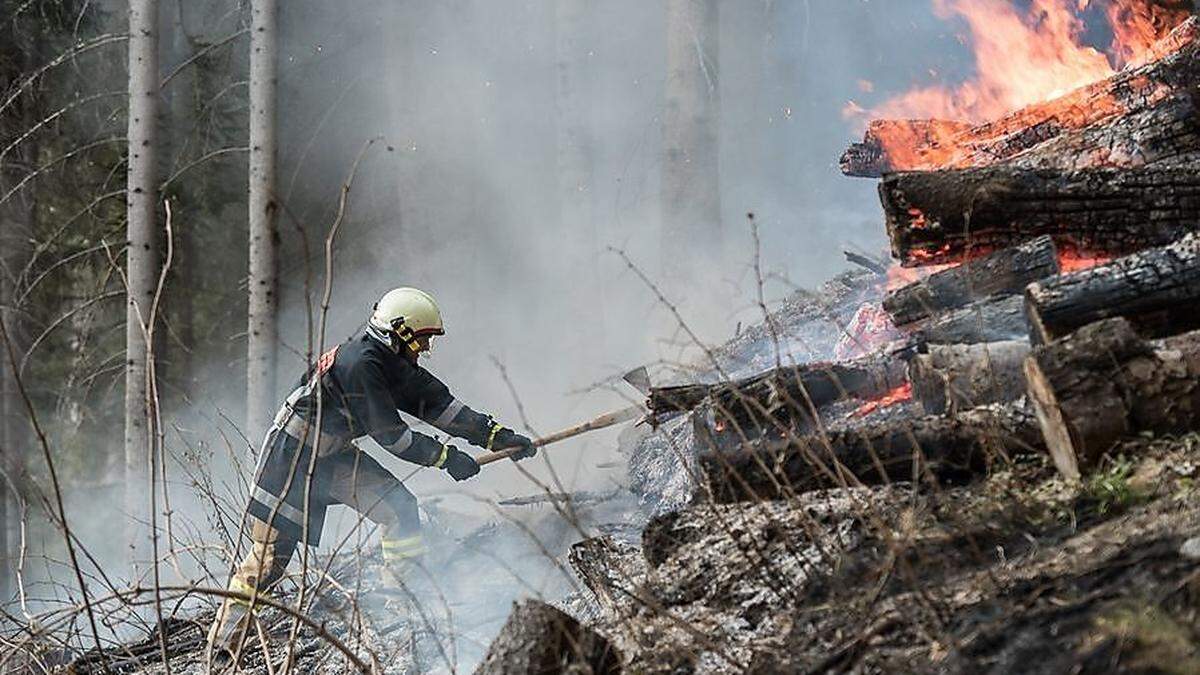 Die Waldbrandgefahr in Osttirol ist groß