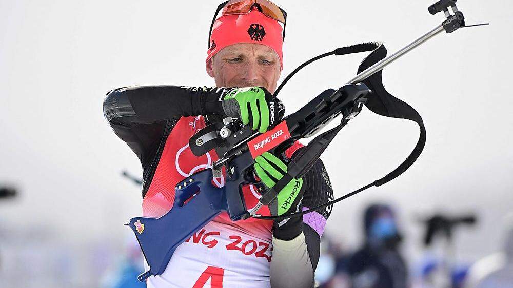 Der deutsche Biathlet Erik Lesser wird die Olympischen Spiele schnell vergessen haben.
