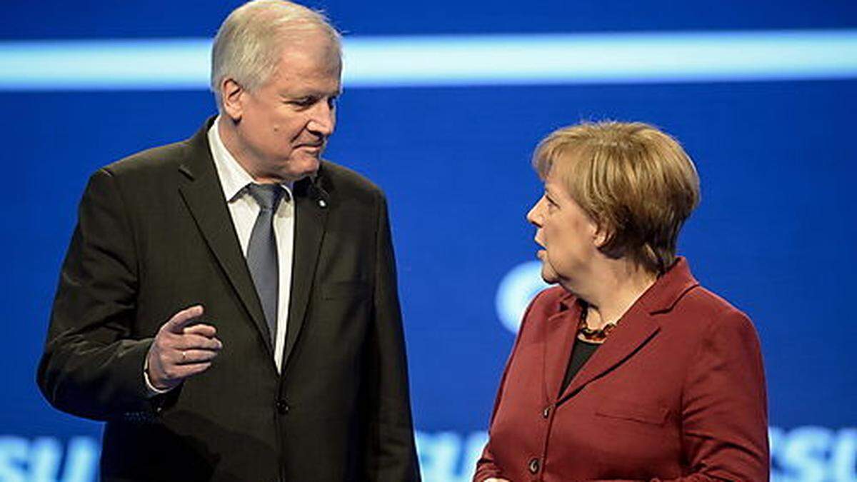 Seehofer und Merkel