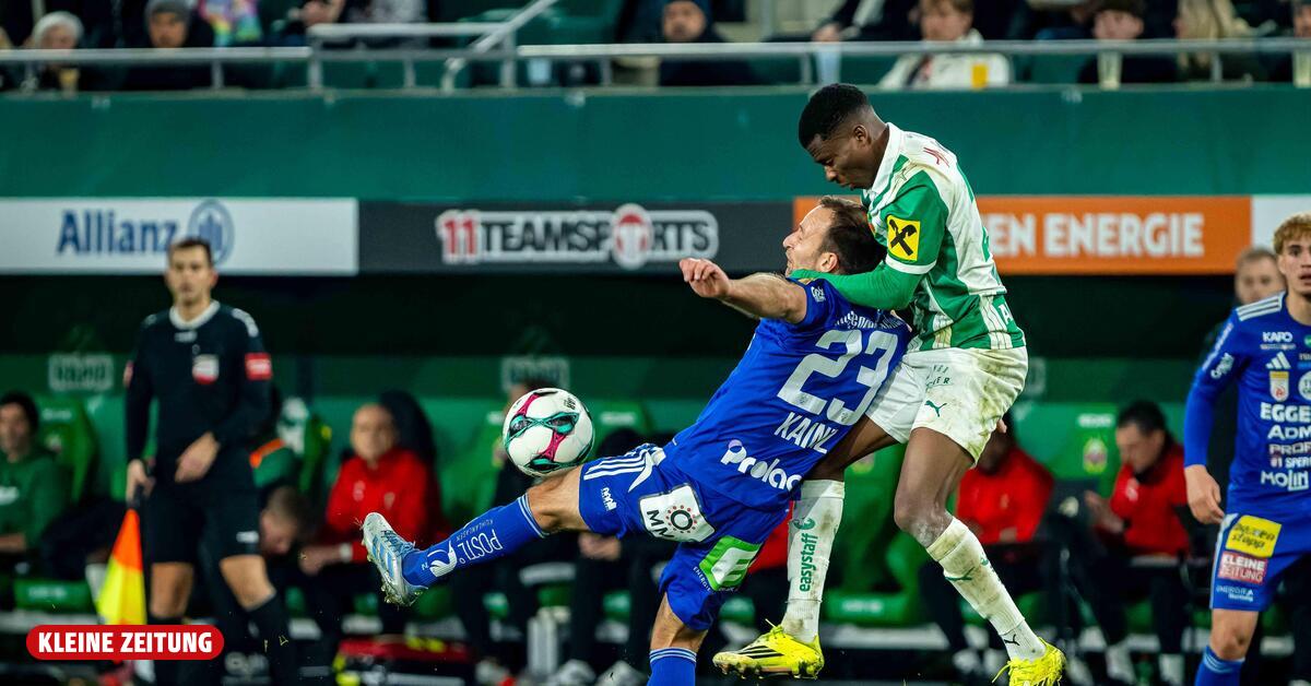 Bundesliga: Hartberg erkämpfte den SK Rapid unentschieden