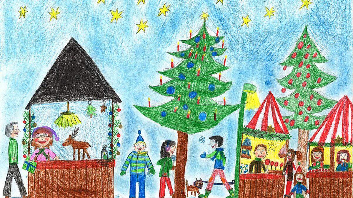 Wie Kinder Weihnachten sehen: Also, ran an die Stifte und Pinsel. Wir machen einen täglichen Adventkalender mit Euren tollen Bildern 