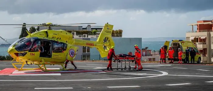 Das Mädchen wurde ins Krankenhaus in Rijeka geflogen (Symbolfoto)