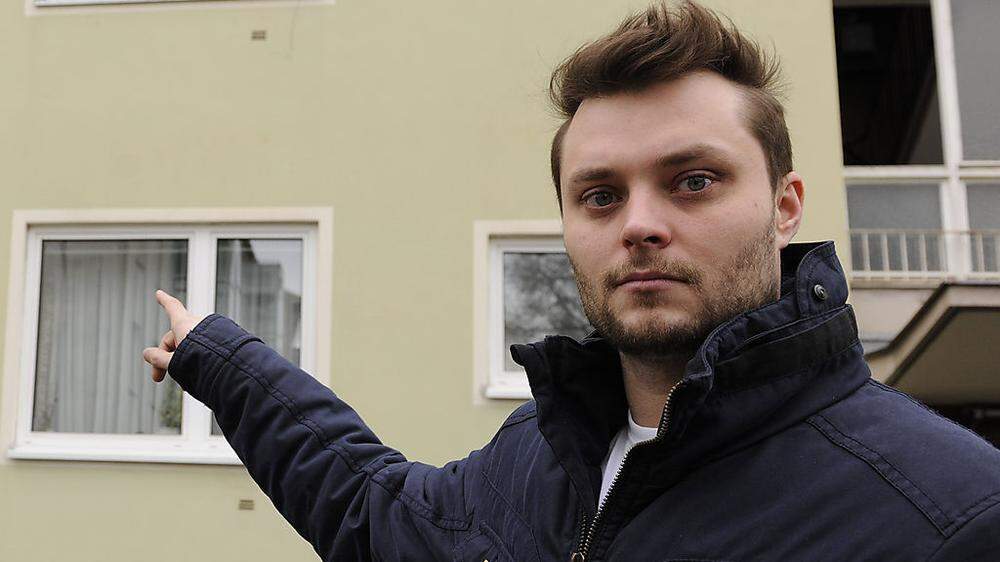 Gunnar Berchtaler (29) aus Leoben rettete bei Brand drei Menschen das Leben