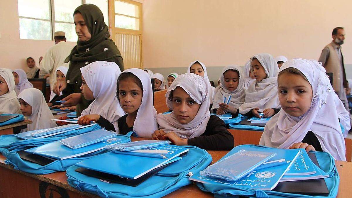 Unicef unterstützt Kinder etwa in Afghanistan