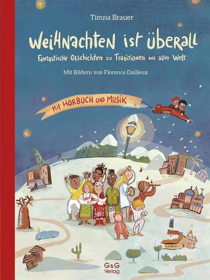 <strong>Weihnachten ist überall.</strong> Auf der ganzen Welt gibt es Menschen, die Weihnachten feiern. Doch feiern alle gleich? Nein! Überall gibt es andere Bräuche und Traditionen. Und wie diese aussehen, kann in diesem Buch nachgelesen werden. Wusstet ihr zum Beispiel, dass in Norwegen zu Weihnachten alle Besen versteckt werden, damit Hexen keinen Unfug treiben? Besonders geeignet für: Reisende und Neugierige ab fünf Jahren. Tim Brauner, G&G, 72 Seiten, 23 Euro. 