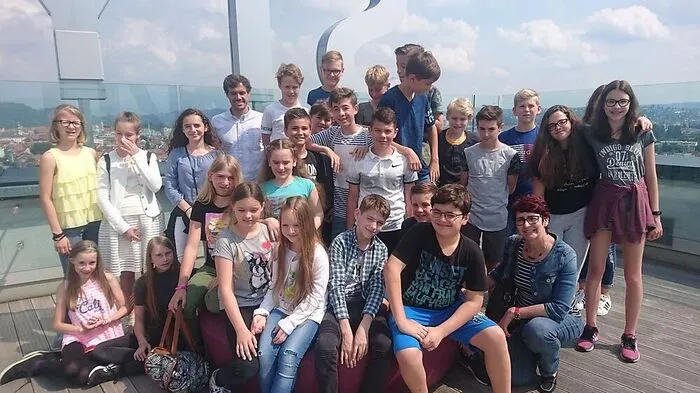 Die 2c-Klasse des Kapfenberger Gymnasiums war in Graz