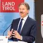 ABD0127_20210311 - SCHWAZ - ÖSTERREICH: BGM Hans Lintner aufgenommen am Donnerstag 11. März 2021 während der Landepressekonferenz zum Thema "Beginn der Impfaktion im Bezirk Schwaz sowie der Ausreisetestpflicht für den Bezirk", am Donnerstag 11. März 2021 in Schwaz. - FOTO: APA/EXPA/JOHANN GRODER