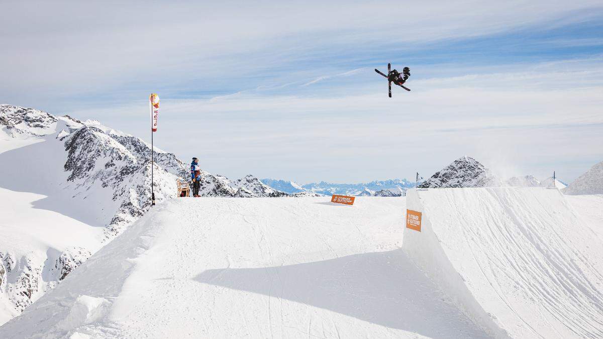 Luis Resch gefällt es am Stubaier Gletscher