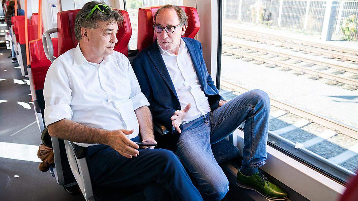 Waren schon entspannter: Die Grünen mit Parteichef Werner Kogler und Vorarlbergs Landesrat Johannes Rauch
