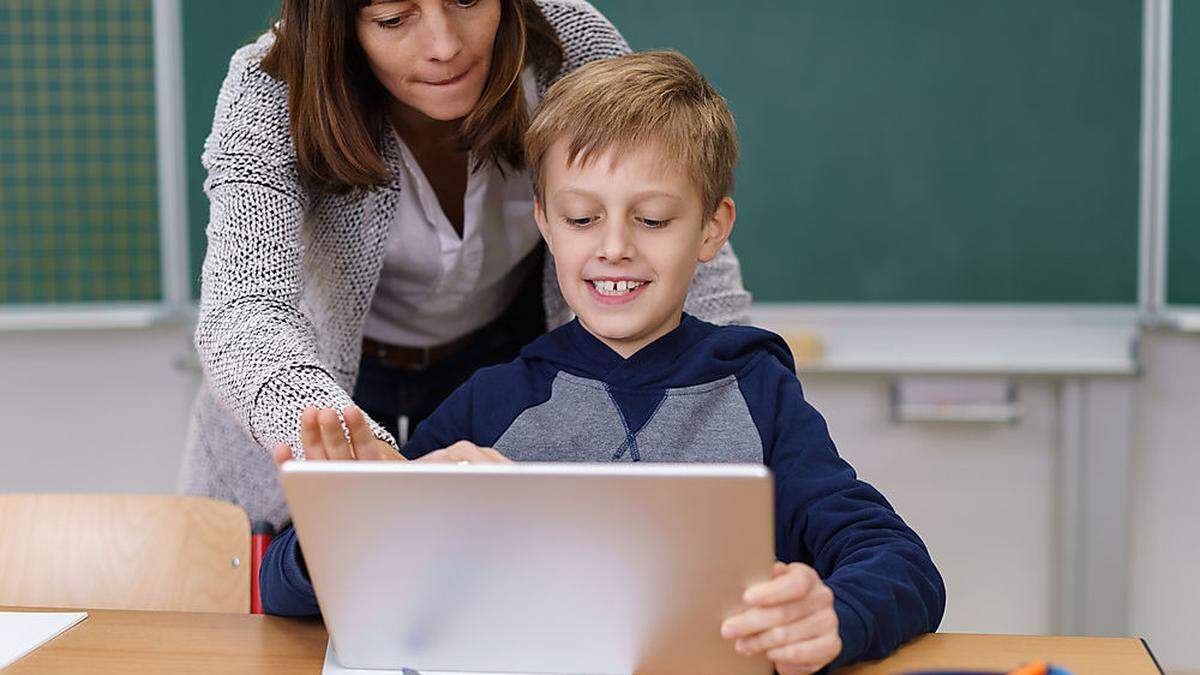 Die Handhabe des Tablets stellte für die meisten Kärntner Kinder kein großes Problem dar. Der Test selbst wurde aber als zu lang und nicht altersadäquat empfunden (Symbolfoto)