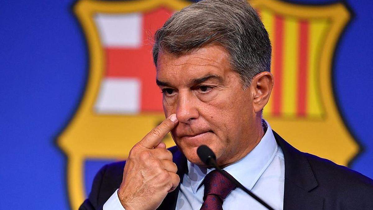 FC-Barcelona-Präsident Joan Laporta 