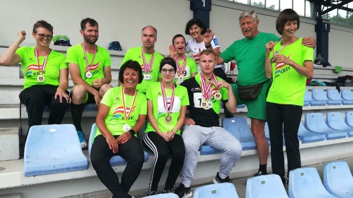 Marion Adenberger, Sepp Lackner, Heidi Semmler, Markus Oberwinkler, Martina Reiter, Michael Ramsbacher, Hanni Glanznig, Kevin Kohlweiß, Werner Steindl und Rita Walchensteiner (von links)