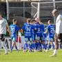HARTBERG,AUSTRIA,29.SEP.24 - SOCCER - ADMIRAL Bundesliga, TSV Hartberg vs SCR Altach. Image shows the rejoicing of Hartberg.
Photo: GEPA pictures/ Johannes Friedl