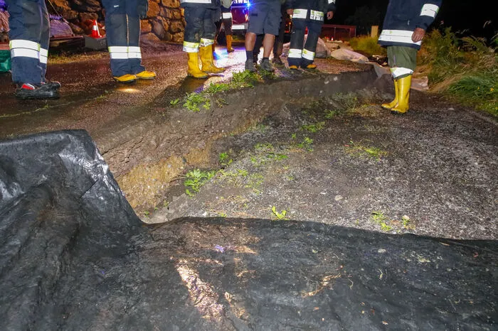 Hangrutschung im Hirschmanngraben