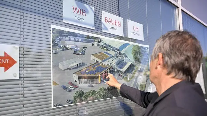 Der Umbau erfolgt bei laufendem Betrieb, wie Eisner-Chef Gernold Opetnik erläutert