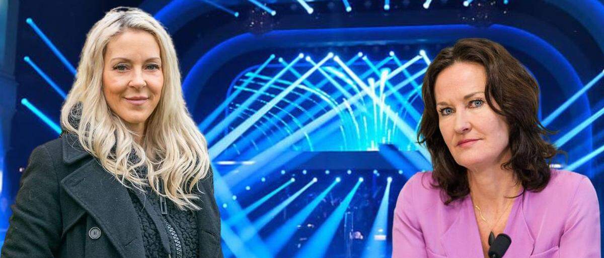 Simone Lugner und Eva Glawischnig bei „Dancing Stars“