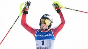 Winkte den Fans nach Bronze: Katharina Liensberger