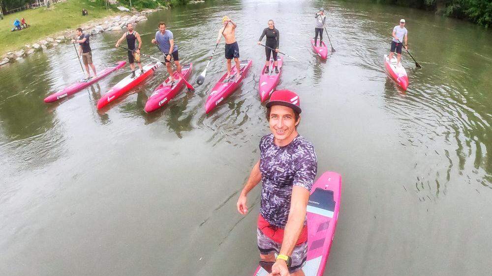 Stand up Paddling (SUP) in Graz
