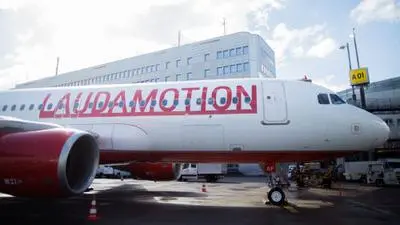 Laudamotion am Flughafen Düsseldorf