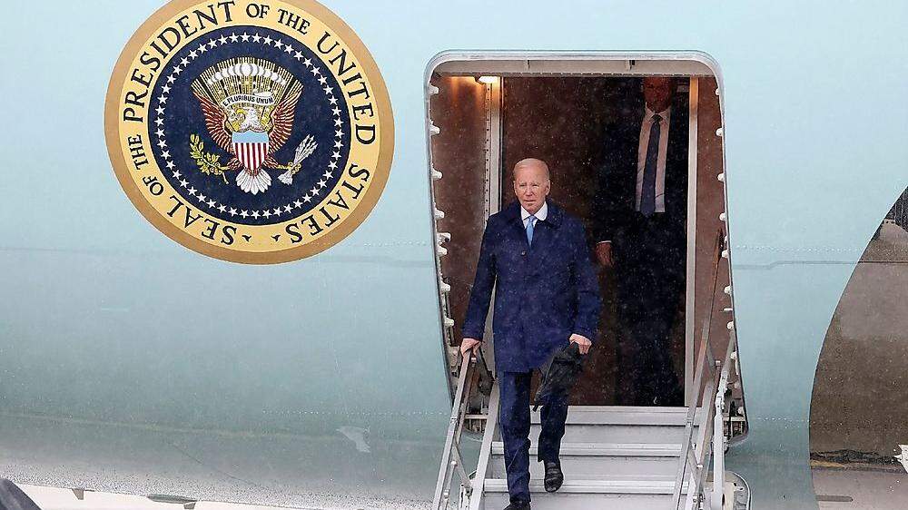 US-Präsident Joe Biden bei seiner Ankunft in Japan
