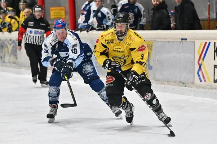 EC Spittal Hornets vs. ESC Steindorf, EC Spittal Hornets vs. ESC Steindorf am 09.02.2024 in Spittal an der Drau (Eissportzentrum Spittal), Austria, (Photo by Bernd Stefan)