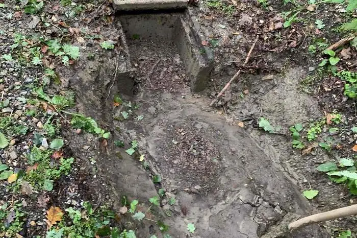 Kanalschächte waren komplett verlegt.