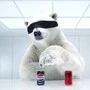 Der Coca-Cola-Eisbär mag lieber Pepsi