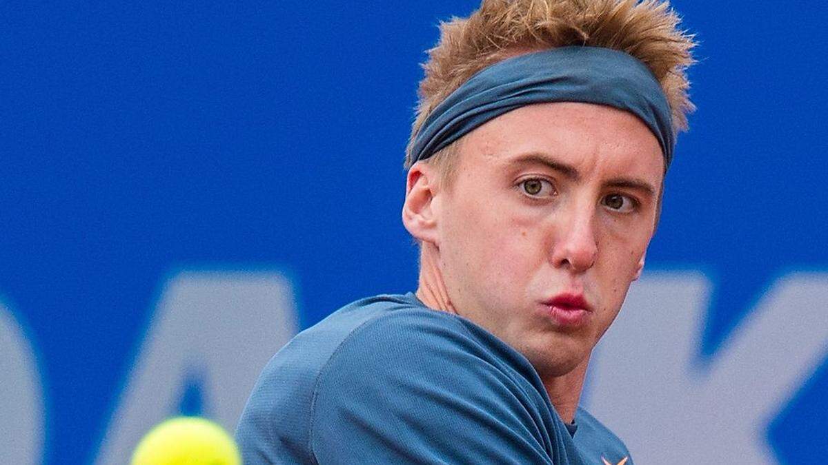 Bastian Trinker siegte im dritten Satz gegen den Russen Mikhail Youzhny