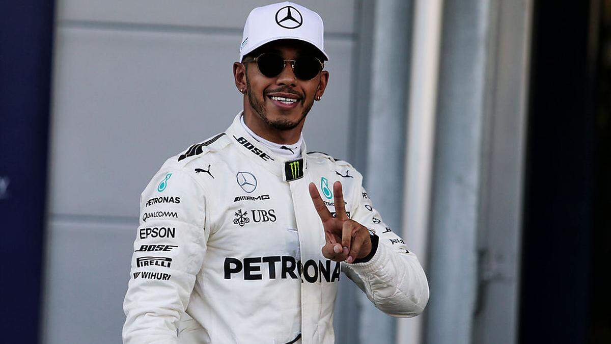 Lewis Hamilton startet von der Pole in den Grand Prix von Aserbaidschan