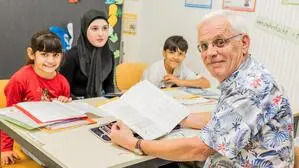 Christof Wagner wird von den Kindern liebevoll „Christof mit F“ genannt