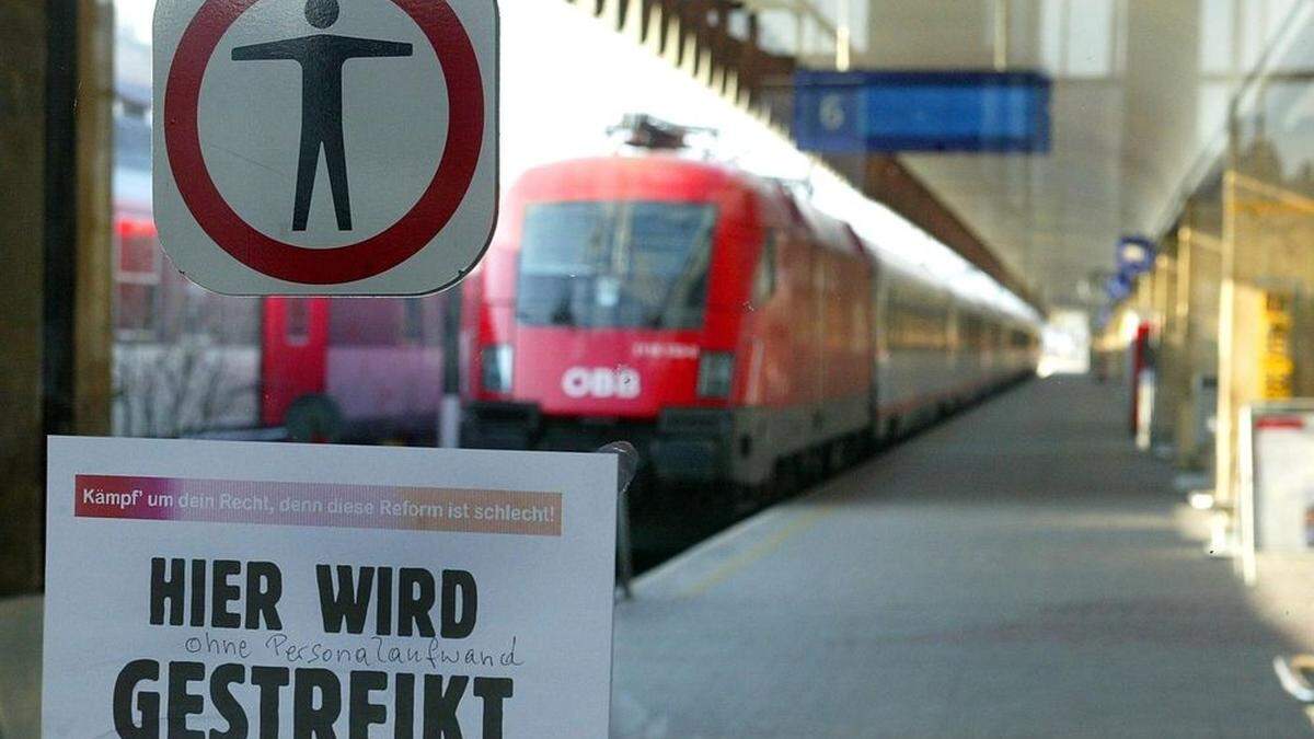 Am Montag drohen Zugreisenden Verzögerungen