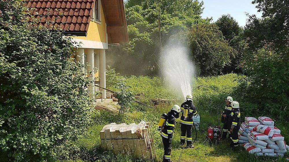 Brandeinsatz in Diepersdorf