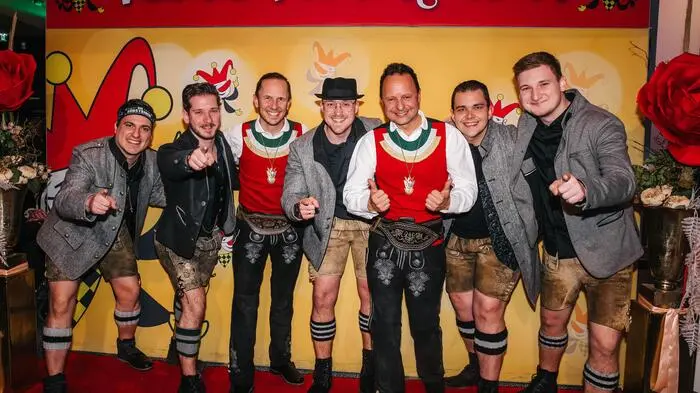 Die Jungen Zillertaler waren gestern bei der zweiten TV-Aufzeichnung
